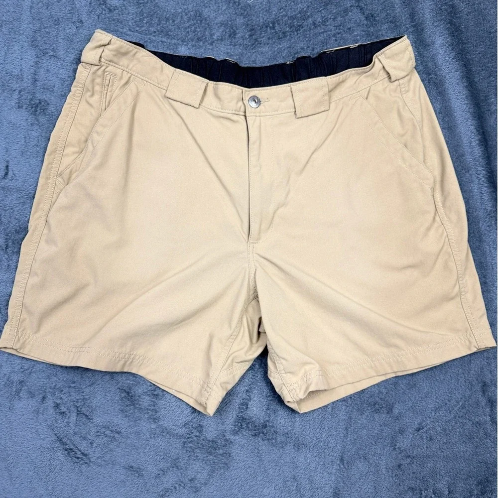 Duluth Trading Co. Women's XL‎ Nylon Hiking Shorts Tan Outdoor Casual